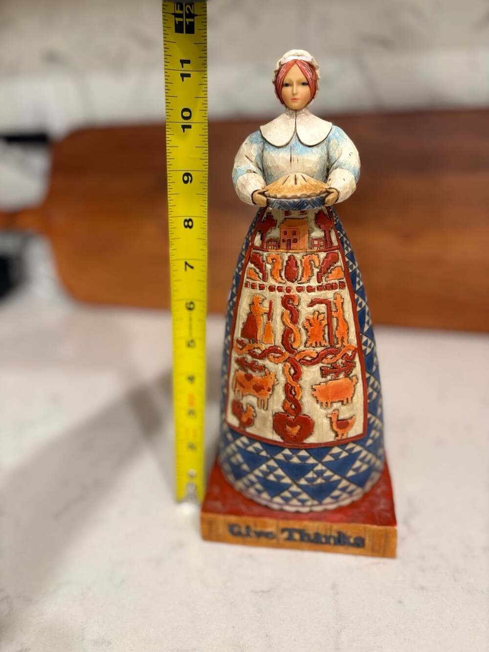 Jim Shore Heartwood Creek 2004 Give Thanks Thanksgiving Pilgrim Woman Figurine - Picture 13 of 13
